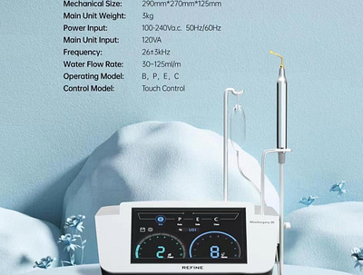 Refine Medical MaxSurgeryⅢ Ultrasonic Surgical System bonecutting dentalunit endotreatment maxsurgery minimallyinvasivesurgery periodontics ultrasonicosteotomy