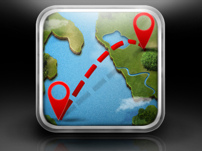 Travel iphone app application icon iphone plan travelmap