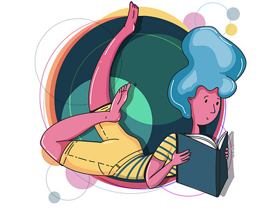 illustration for website. book branding design diversity flat flat illustration icon illustration information people today ui uiux uiuxdesign vector woman