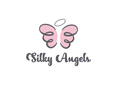 SILKY ANGELS logo concept