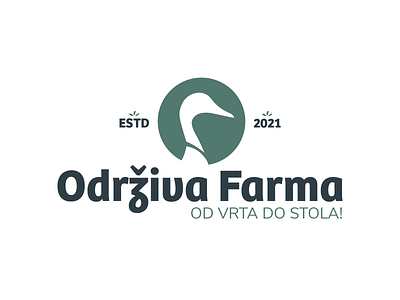 ODRŽIVA FARMA logo adobe brandidentity branding cleverfoxdesign design ducklogo farm illustrator logo logodesign logoinspiration odrzivafarma photoshop project vector visualidentity