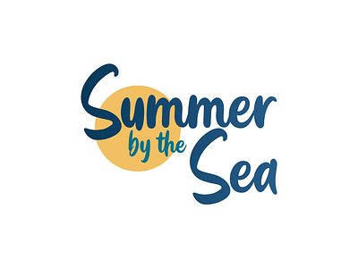 SUMMER BY THE SEA logo concept