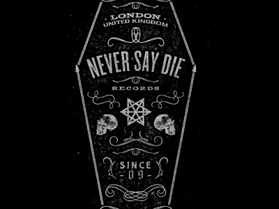 never say die apparel decoration die merch never print say screen tshirt typography