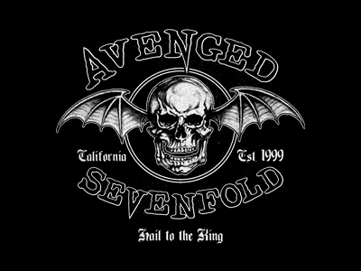 Avenged Sevenfold avenged band bat classic death merchandise sevenfold tshirt
