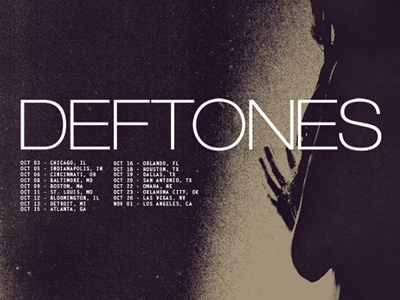 Deftones admat artwork deftones lithograph poster print tour