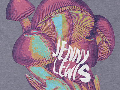 Jenny Lewis artist band design graphic merch merchandise singer solo t shirt