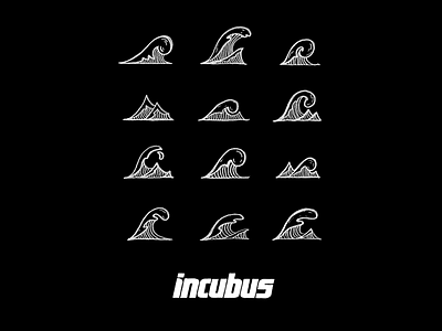 Incubus Waves band incubus merch merchandise music simple surf t shirt tee waves