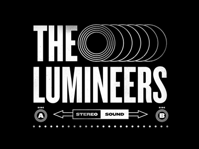 The Lumineers Stereo Sound apparel band graphic merch merchandise rock t shirt