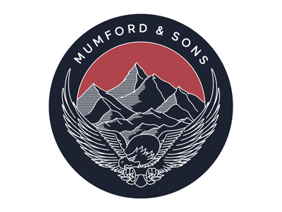 Mumford & Sons Eagle apparel band graphic merch merchandise rock t shirt