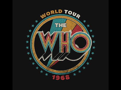 The Who Vintage apparel band merch band t shirt graphic design merchandise music print streetwear t shirt the who