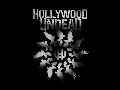 Hollywood Undead apparel band hollywood undead music t shirt texture