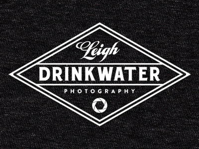 Leigh Drinkwater Logo branding logo photographer photography type typography