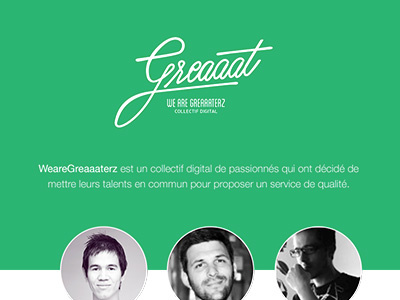 WeAreGreaaaterz - Freelancers collective freelancers green