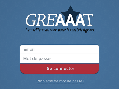 Greaaat Login form