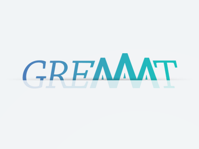 Greaaat - New logo blue clean freelance gradient greaaat green logo shadow