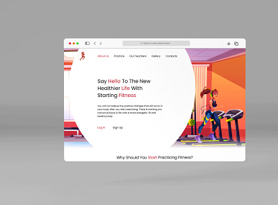 Fitness - Website Design figma fitness fitness website design graphic design ui web design website