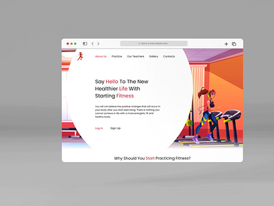 Fitness - Website Design