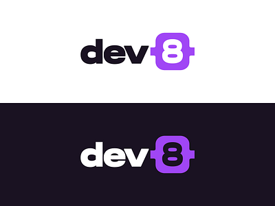 dev8.co - logo branding logo logodesign modern saas software wordmark