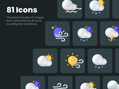 FREE 3D Weather Icons 3d download free icons weather