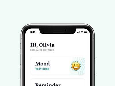 Mood Card app depression health mood tracker