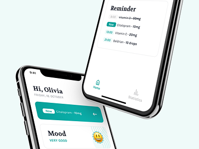 Pill Reminder Dashboard app dashboard health medical pills reminder ui