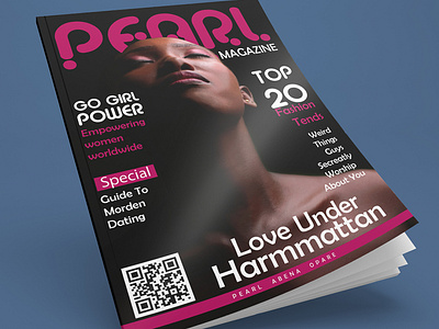 Pearl Magazine branding design graphic design illustration logo magazine magazine cover typography vector