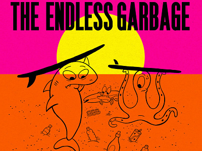 Endless Garbage cartoon gallery illustration movies poster