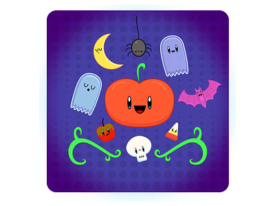 Spooky Time 2d cartoon character characterdesign graphic design illustration vector art vector illustration