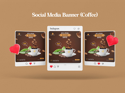 Social Media Banner (Coffee) banner design graphic design social media social media banner