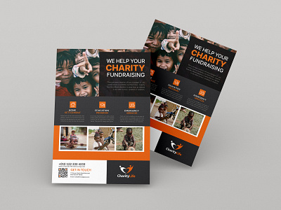 Charity Flyer brochure design flyer graphic design magazine