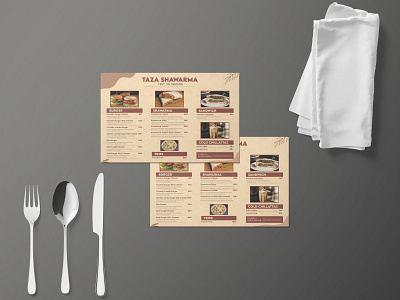 Food Menu Card Design brochure flyer food menu graphic design menu card restaurant menu card