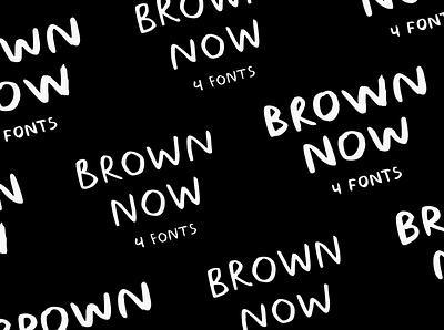 BROWN NOW FONT app branding brown design display download font game handwriting handwritten holiday illustration illustrator logo typography ui ux vector