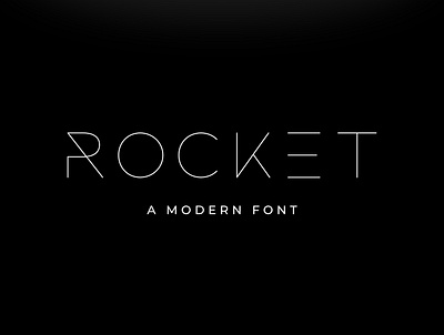 ROCKET FONT animation app branding design display download font game graphic design illustration illustrator logo typography ui ux vector web website