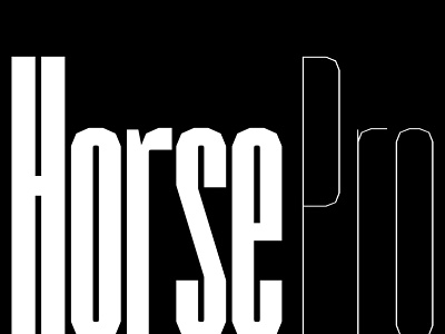 Horse Pro | Unique Sans Serif Font free font free font family horse pro unique sans serif font