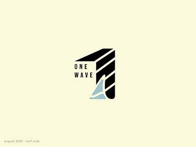 One wave branding logo logofolio