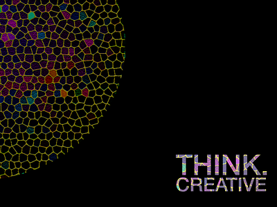 Think Creative design icon illustration logo vector art
