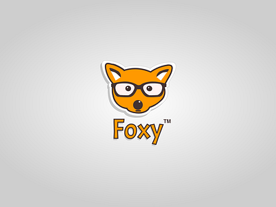 Foxy Virtual Teacher branding illustration logo typography vector art