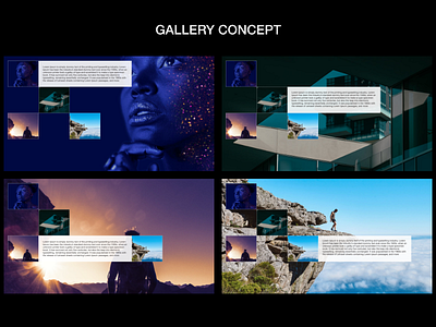 Gallery Concept app app branding concept design typography ui ux vector vector art web website