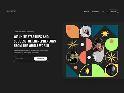 Website Design for Networking Community design graphic design ui ux web