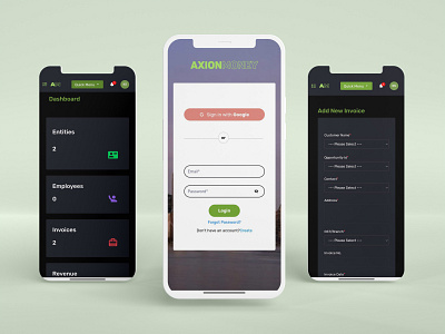 AXIONMONEY:- Responsive view