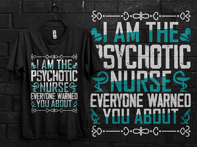 Nurse T shirt design