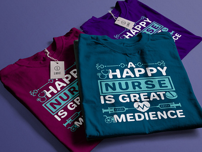 Nurse T-shirt Design branding design graphic design hospital madical nurse nursing t shirt t shirt design vector