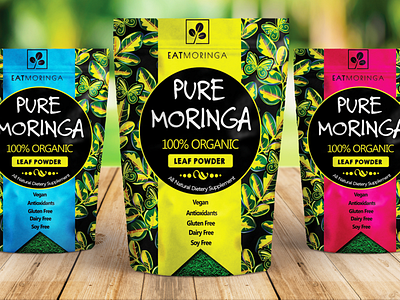 Moringa Tea Packaging Design