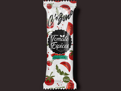 Tomato Seasoning Design herb herbs label label design natural organic packaging pouch seasoning spice spices tomato