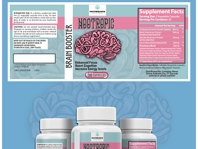 Brain Booster medicine packaging
