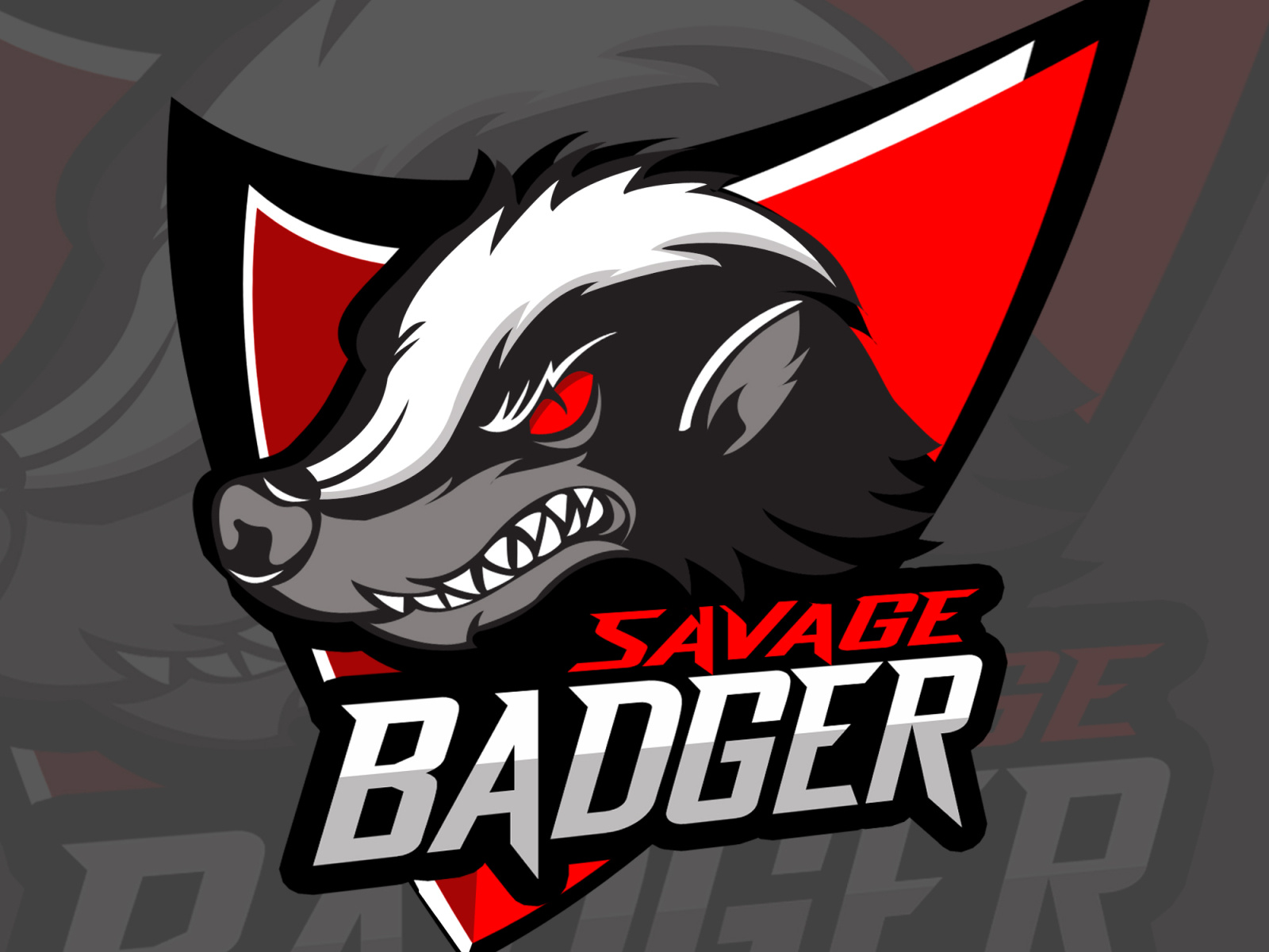 Badger Game Logo by Shweta Singh on Dribbble