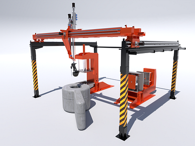 Casting machine 3d animation cad industrial industrialanimation render