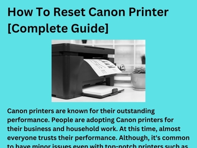 How To Reset Canon Printer [Complete Guide] by Oliver on Dribbble