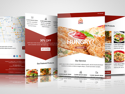 Food email template
