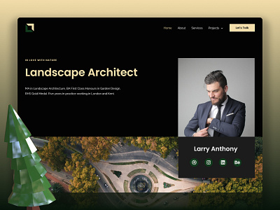 Landscape Architect Website design graphic design ui ui design ux web website